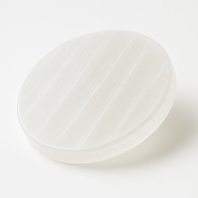 Selenite charging plate to purify and recharge crystals